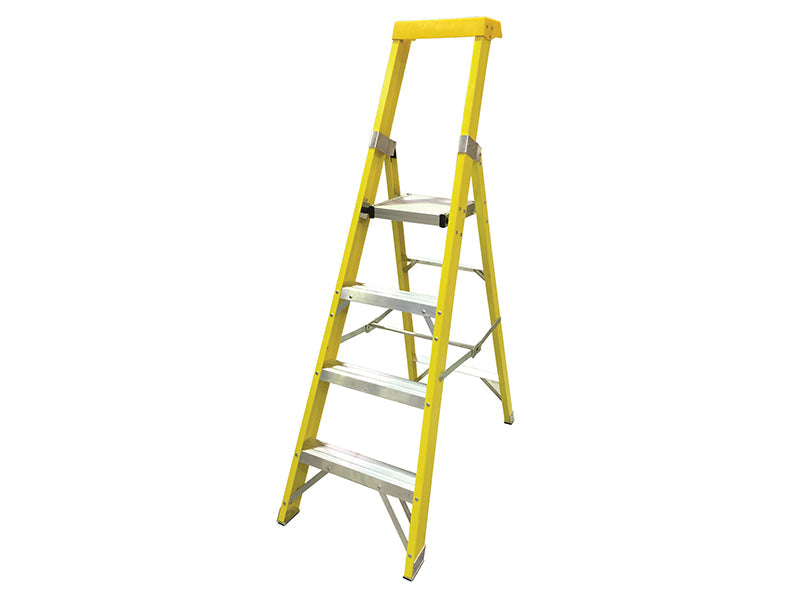 GRP Platform Steps, Platform Height 0.94m 4 Rungs, Zarges