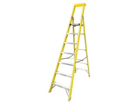 GRP Platform Steps, Platform Height 1.65m 7 Rungs, Zarges