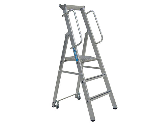 Mobile Mastersteps, Platform Height 0.78m 3 Rungs, Zarges