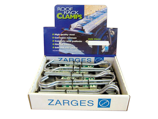 Roof Rack Clamps Display (5 Pairs), Zarges