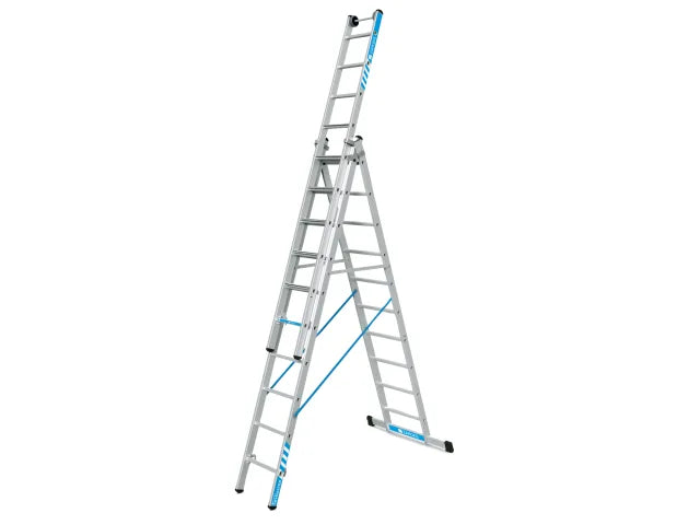 Skymaster Plus X Combination Ladder 3-Part 3 x 10 Rungs, Zarges