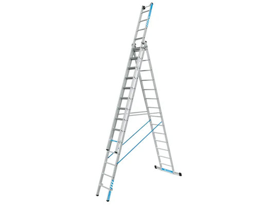 Skymaster Plus X Combination Ladder 3-Part 3 x 14 Rungs, Zarges