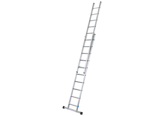 Everest 2DE Extension Ladder 2-Part D-Rungs 2 x 12, Zarges