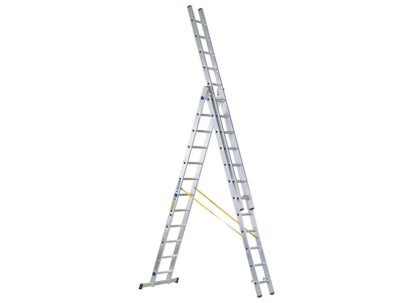 D-Rung Combination Ladder 3-Part 3 x 12 Rungs, Zarges