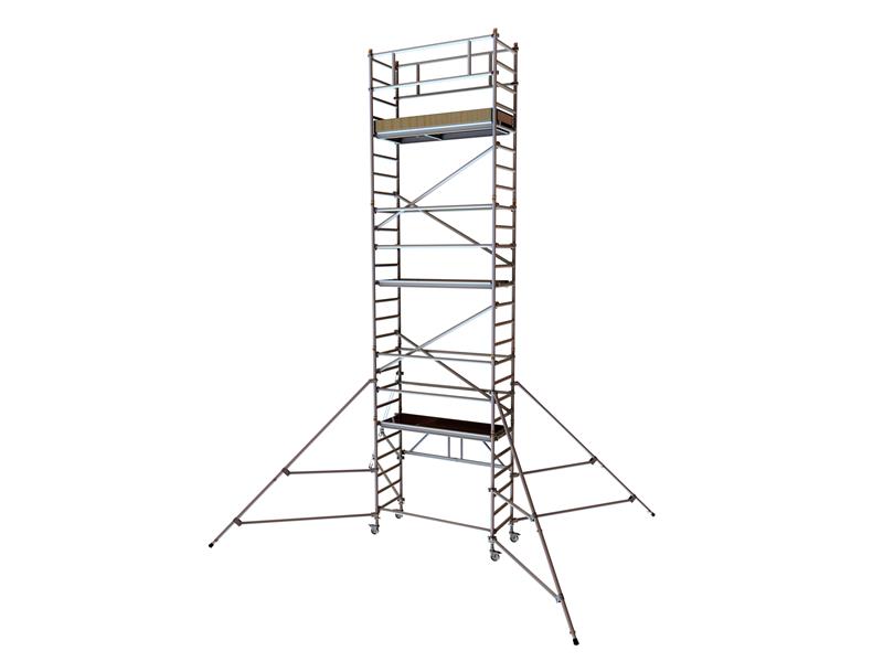 PaxTower 3T with Toeboards & Stabilisers Platform Height 5.6m, Zarges