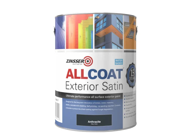 AllCoat® Exterior Anthracite 2.5 litre, Zinsser