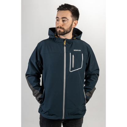 Capstone Hooded Soft Shell Jacket, Caterpillar