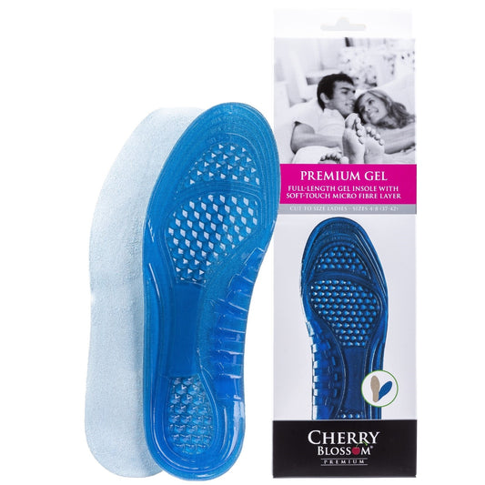 Premium Gel Womens Insoles, Cherry Blossom