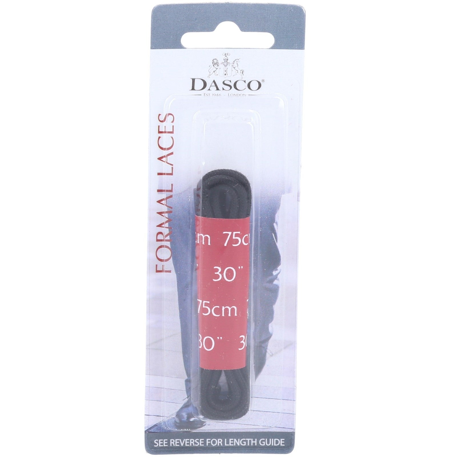 75cm Round Shoe Lace 6 Pack, Dasco