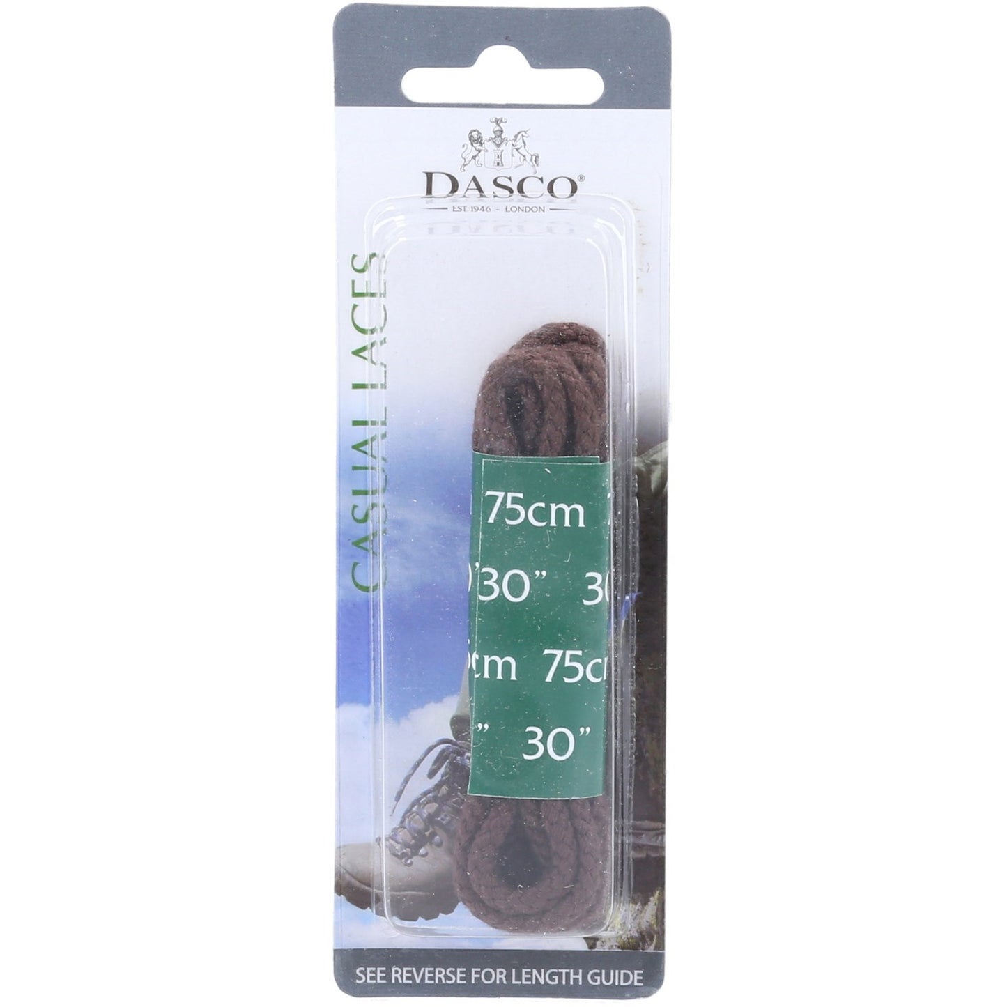 120cm Chunky cord Lace 6 Pack, Dasco