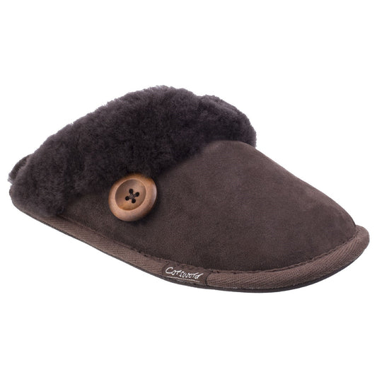 Lechlade Sheepskin Mule Slipper, Cotswold