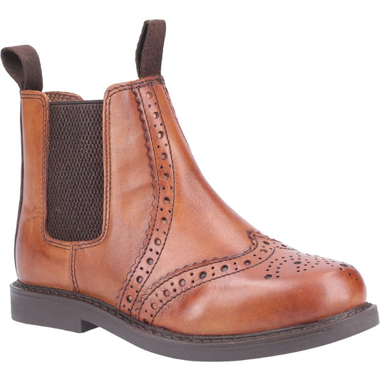 Nympsfield Brogue Pull On Chelsea Boots, Cotswold