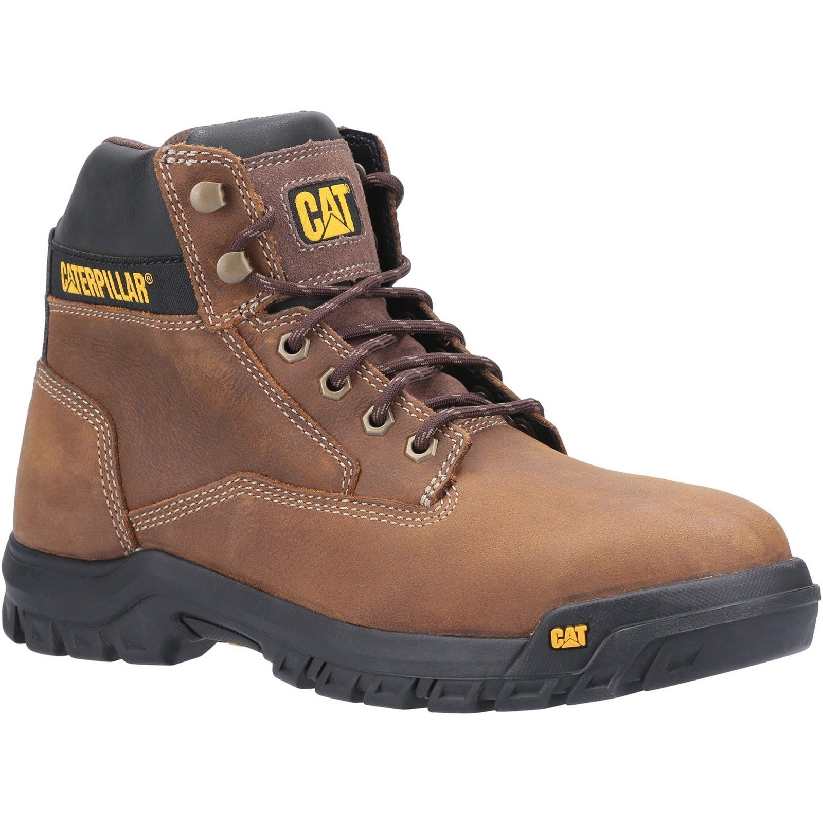 Median S3 Lace Up Safety Boot, Caterpillar