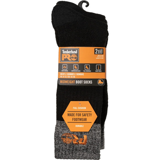 Colour Block Full Cushion Boot Sock 2 Pack, Timberland Pro