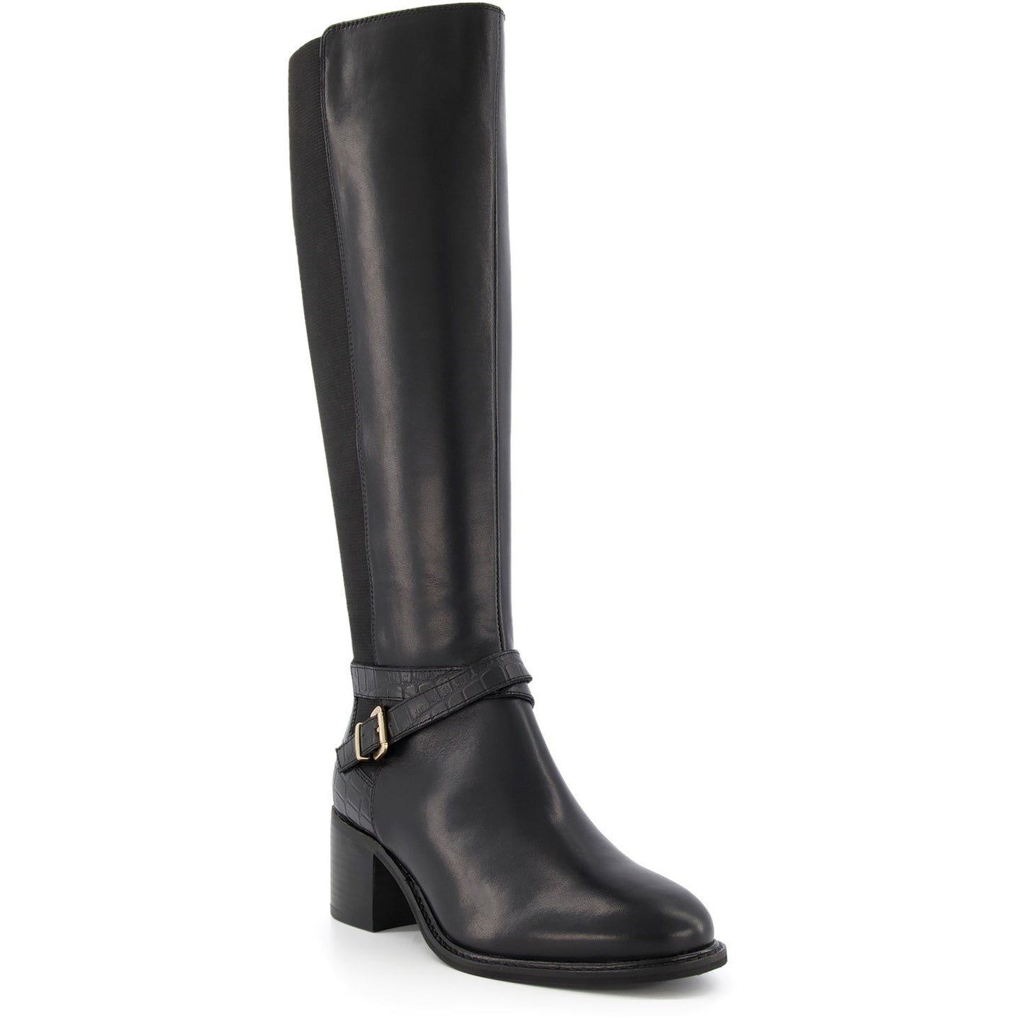 Tildings Strap Detail High Leg Boot, Dune