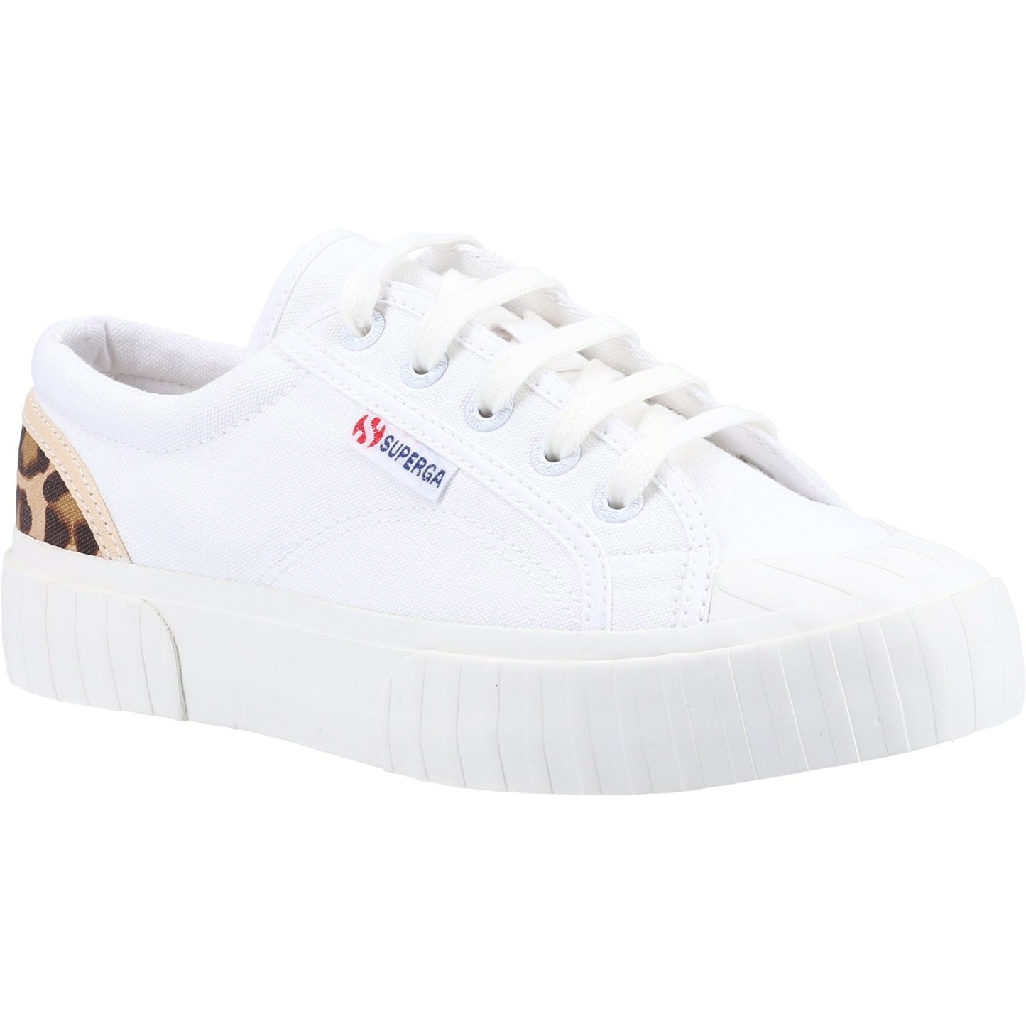 2630 Stripe Pad Leopard Shoes, Superga