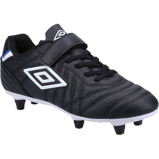 Speciali Liga Soft Ground Jnr Velcro Football Boot, Umbro