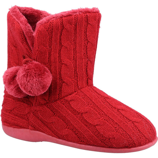 Apple Knitted Bootie Slipper, Fleet & Foster