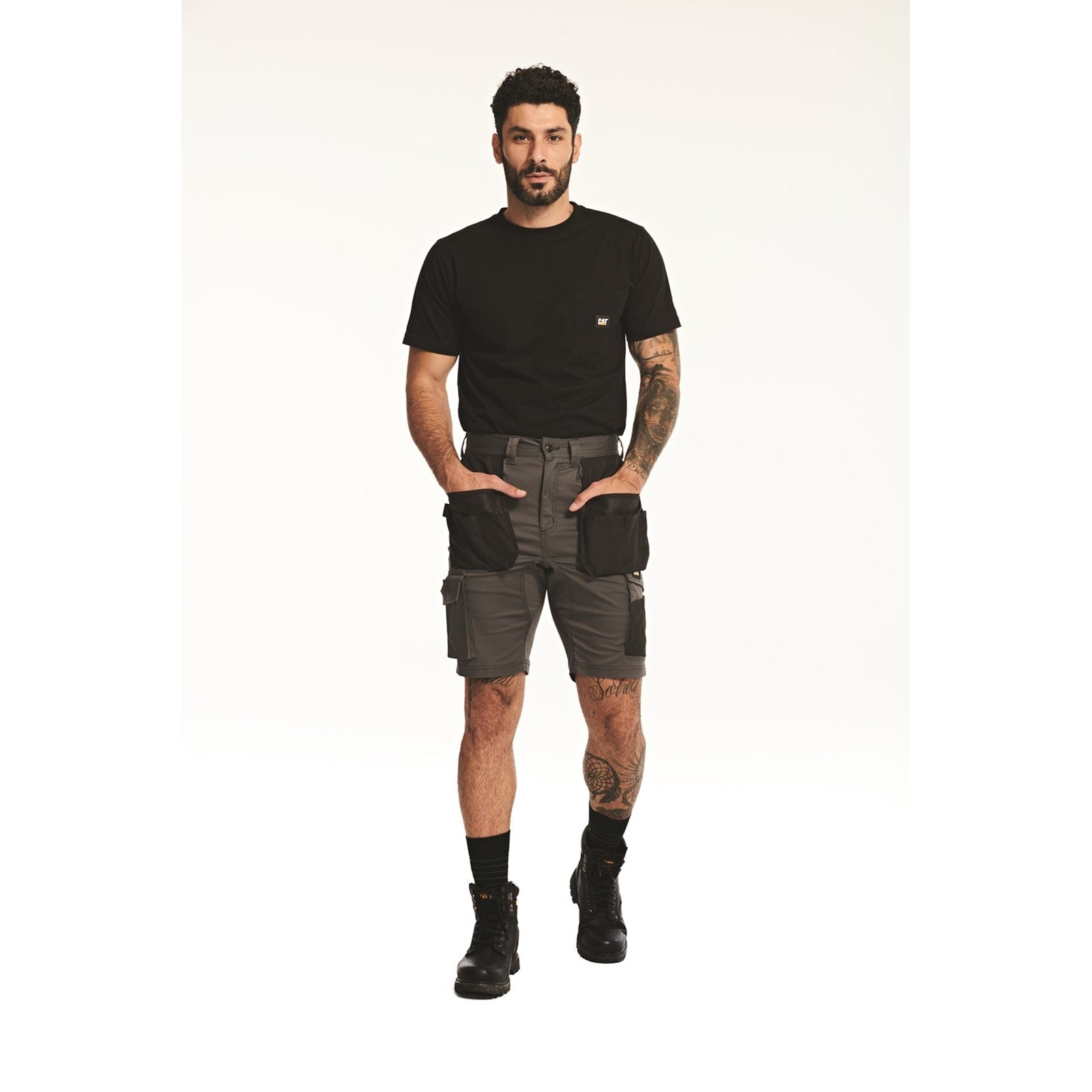 Essential Stretch Pocket Shorts, Caterpillar