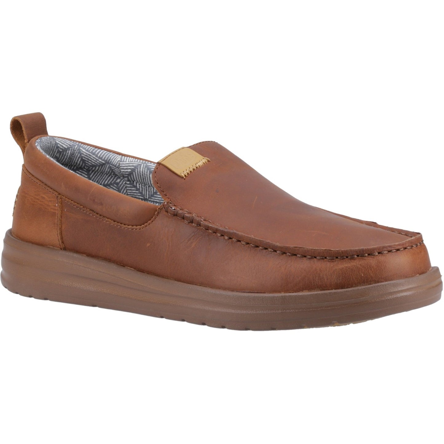 Wally Grip Moc Craft Leather Shoe, HEYDUDE