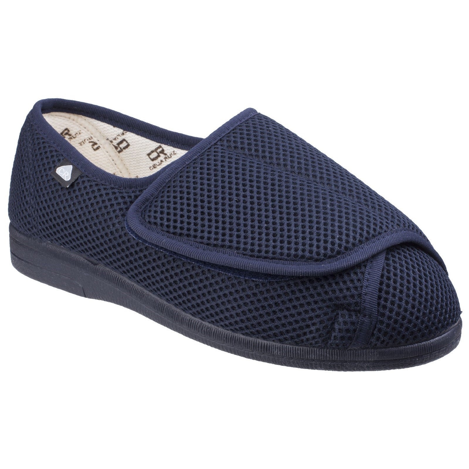 300 Touch Fastening Slipper Wide Fit, Celia Ruiz