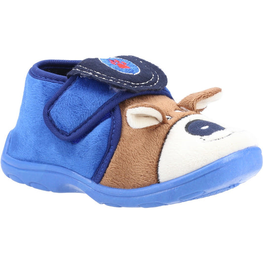 Bungle Touch Fastening Bootie Slipper, Mirak